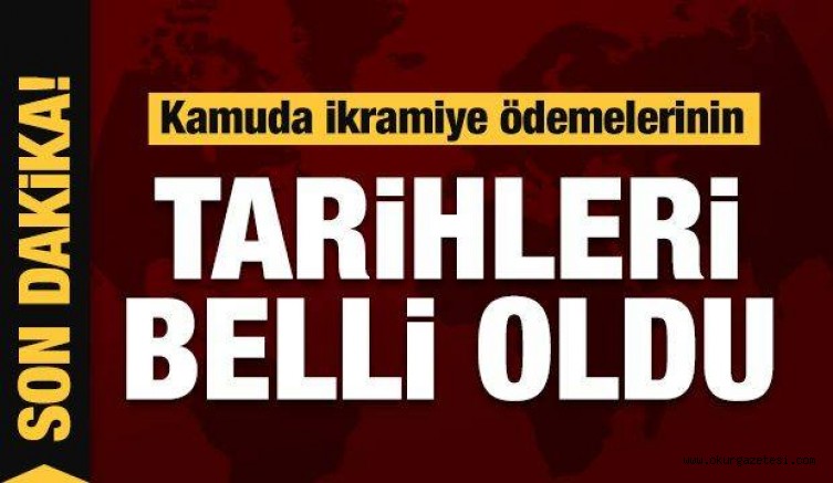 Kamuda çalışan işçilere yapılacak ikramiye ödemelerinin tarihi belli oldu