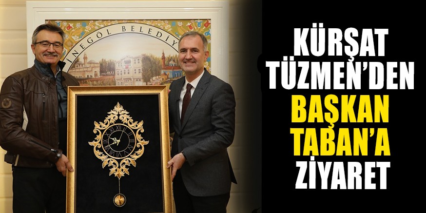 KÜRŞAT TÜZMEN’DEN BAŞKAN TABAN’A ZİYARET