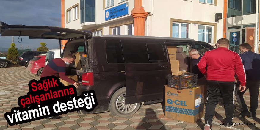 Sağlık çalışanlarına vitamin desteği