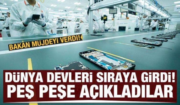 Bakan Varank duyurdu: Yatırım haberleri peş peşe geliyor