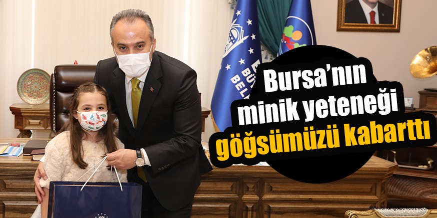 Bursa’nın minik yeteneği göğsümüzü kabarttı
