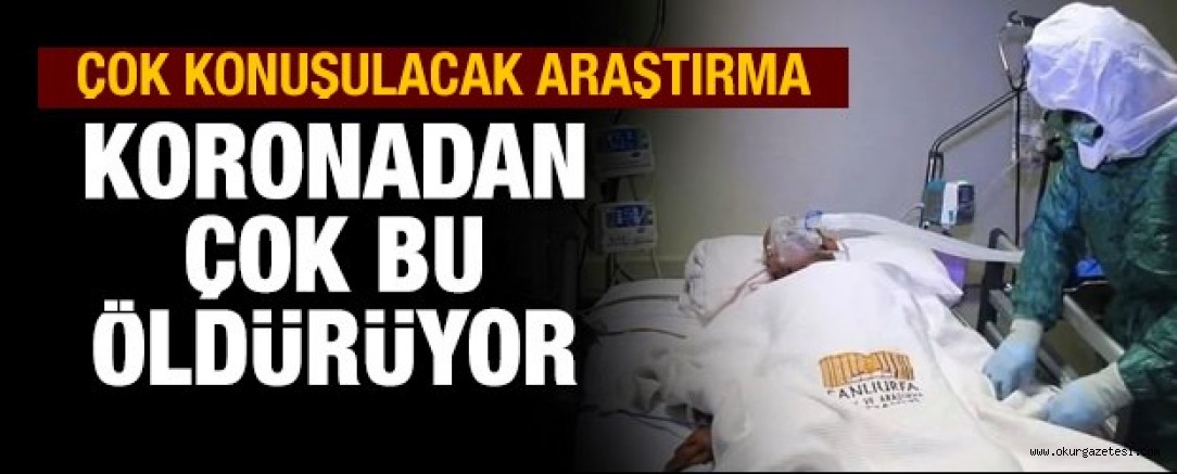 Çarpıcı araştırma: Koronadan daha çok öldürüyor!