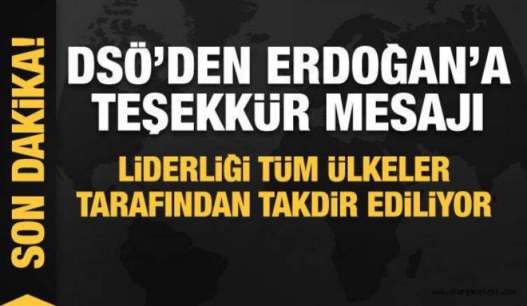 DSÖ’den Başkan Erdoğan’a teşekkür mesajı