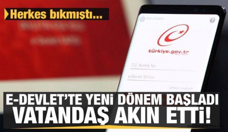 Herkes bıkmıştı! e-Devlet’te yeni dönem başladı! Vatandaş akın etti