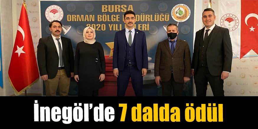 İnegöl’de 7 dalda ödül