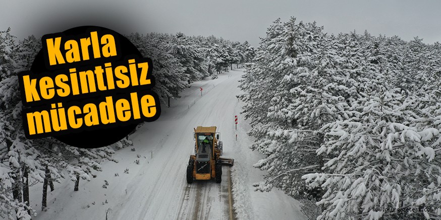 Karla kesintisiz mücadele