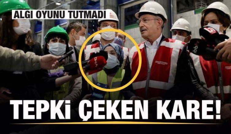 Kılıçdaroğlu’nun ziyareti sırasında tepki çeken kare!