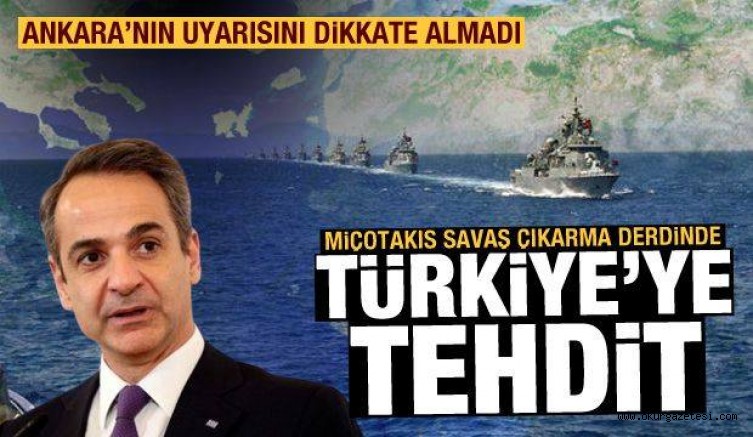 Miçotakis’ten Ege’de Türkiye’ye 12 mil tehdidi! TBMM: Bu savaş sebebidir