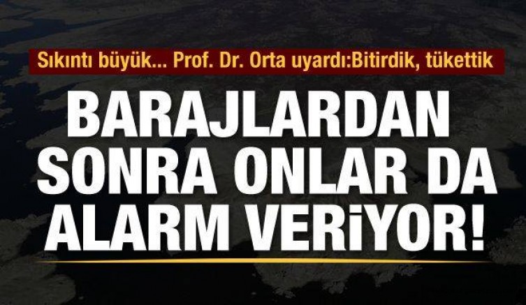 Prof. Dr. Orta ‘bitirdik, tükettik’ dedi ve uyardı
