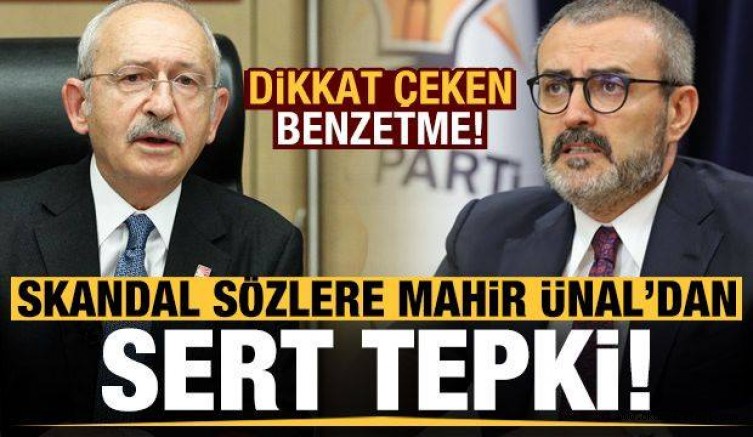 Skandal sözler sonrası Mahir Ünal’dan sert tepki! Dikkat çeken benzetme