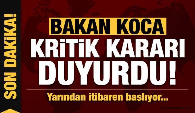 Son dakika: Bakan Koca, Bilim Kurulu Toplantısı sonrası kritik aşı kararını duyurdu!