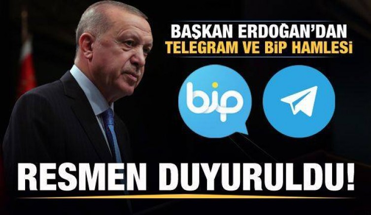 Son dakika: Başkan Erdoğan’dan Telegram ve BİP hamlesi! Resmen duyuruldu