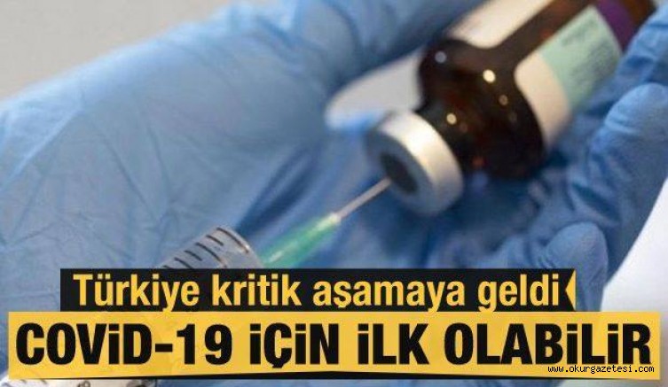Türkiye kritik aşamaya geldi: Covid-19 için ilk olabilir