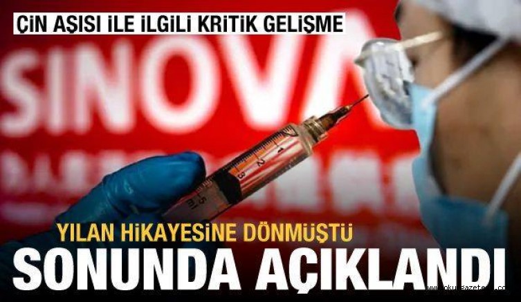 Türkiye’nin de aldığı Çin aşısının Brezilya sonuçları açıklandı: Yüzde 100 etki