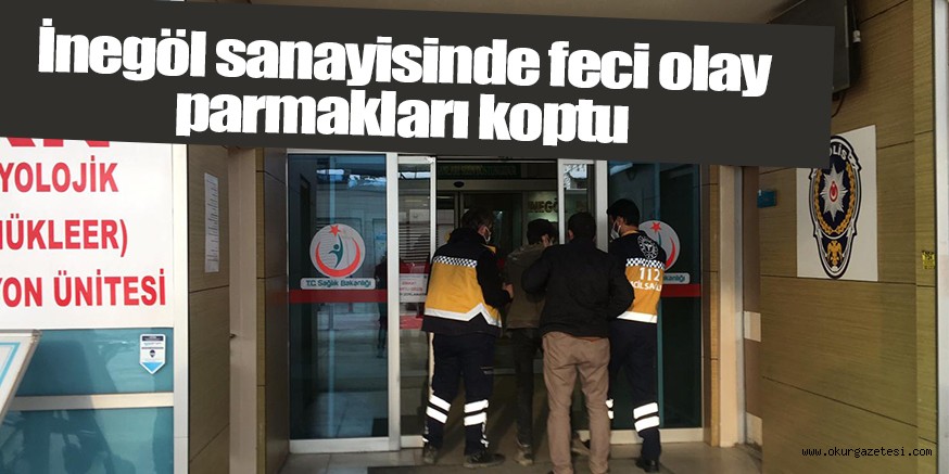 Elini kompresöre sıkıştıran kişinin parmakları koptu