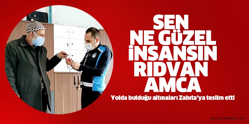 İnegöl’de bir kişi yerde 4 çeyrek altını Zabıta Ekiplerine teslim etti