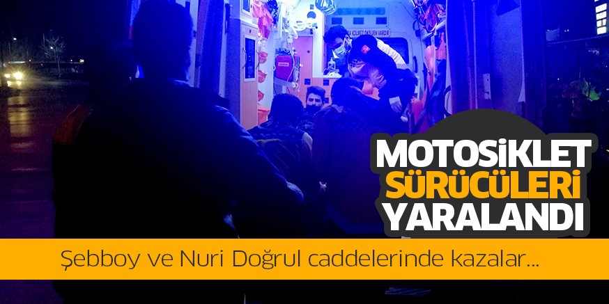 İnegöl’de farklı noktalarda yaşanan kazalarda 2 kişi yaralandı