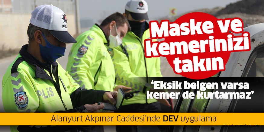 İnegöl Emniyetinden dev uygulama