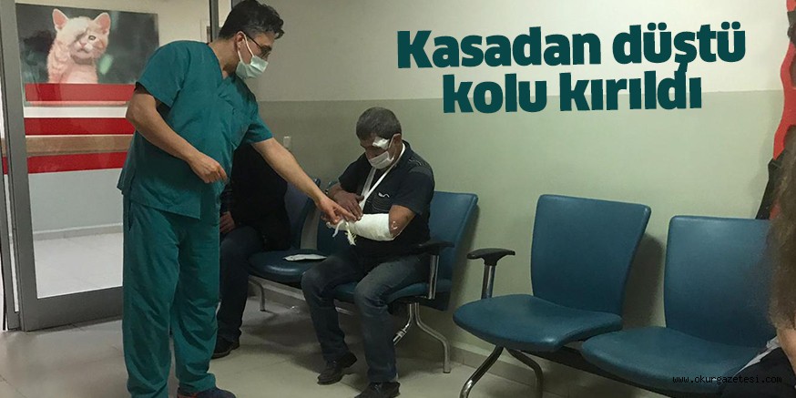 Kamyon kasasından düştü