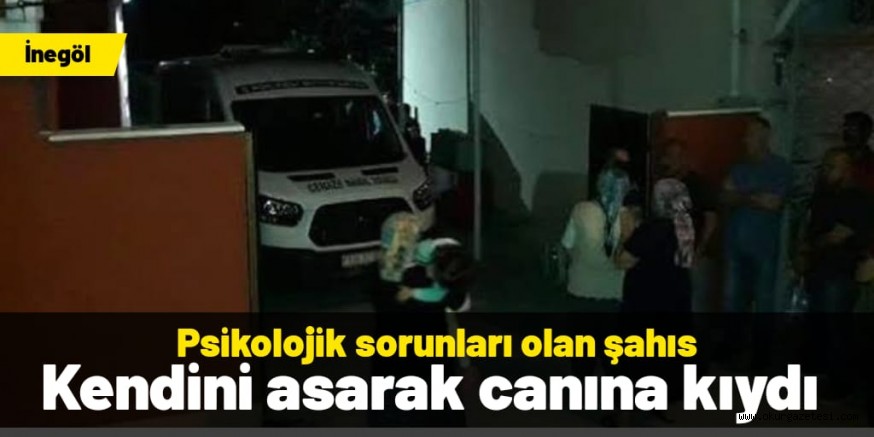 Kendisini asarak intihar etti