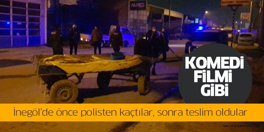 Önce kaçtılar sonra gelip teslim oldular