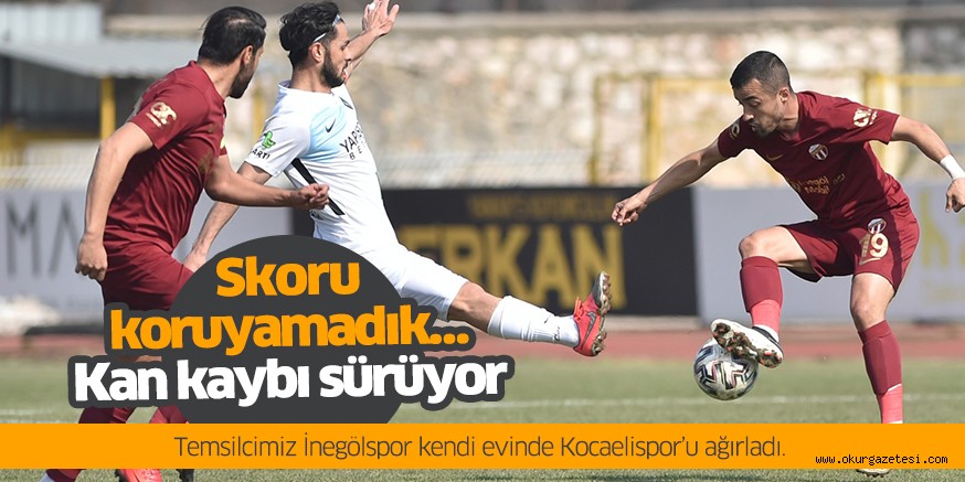 Skoru koruyamadık… Kan kaybı sürüyor