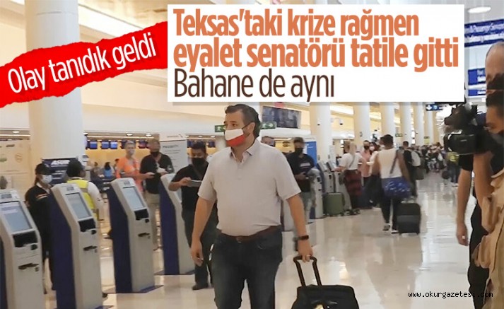 Teksas’ta elektrik krizi sırasında eyalet senatörü tatile gitti