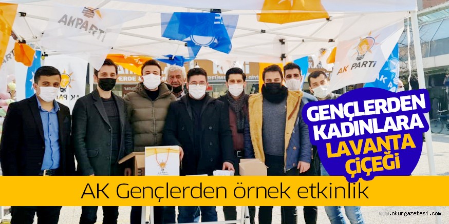 AK gençlerden kadınlara ‘Lavanta Çiçeği Tohumu’