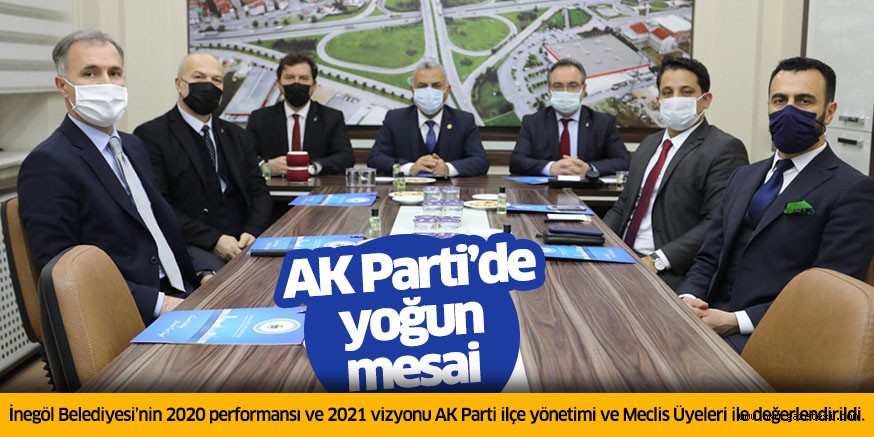 AK Parti’de yoğun mesai