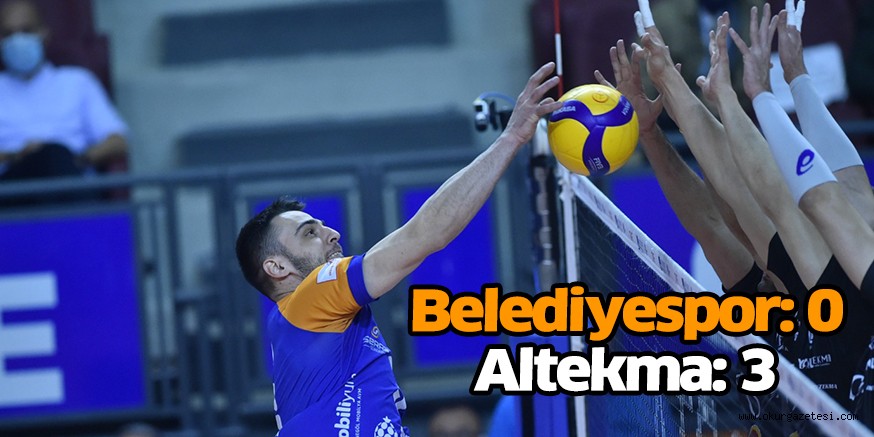 Belediyespor:0 Altekma:3
