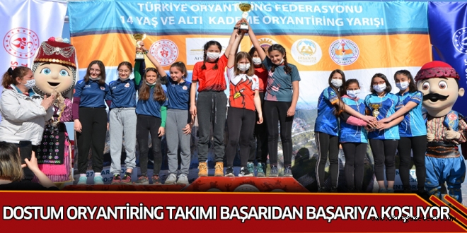 DOSTUM ORYANTİRİNG TAKIMI BAŞARIDAN BAŞARIYA KOŞUYOR
