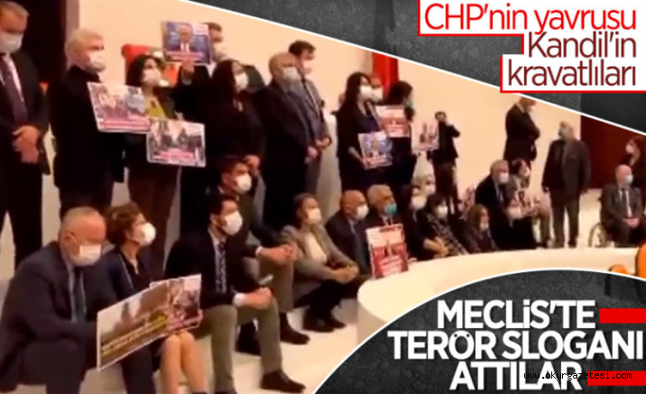 HDP’li vekiller Meclis’te eyleme başladı