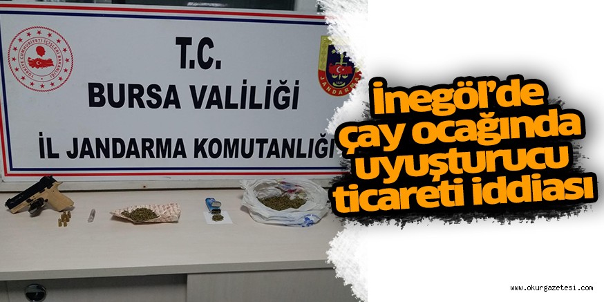 İnegöl’de çay ocağında uyuşturucu ticareti iddiası