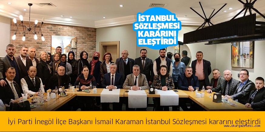 İstanbul Sözleşmesi kararını eleştirdi