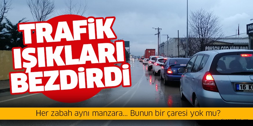 Kısa süreli trafik ışıkları Alanyurtluları bezdirdi