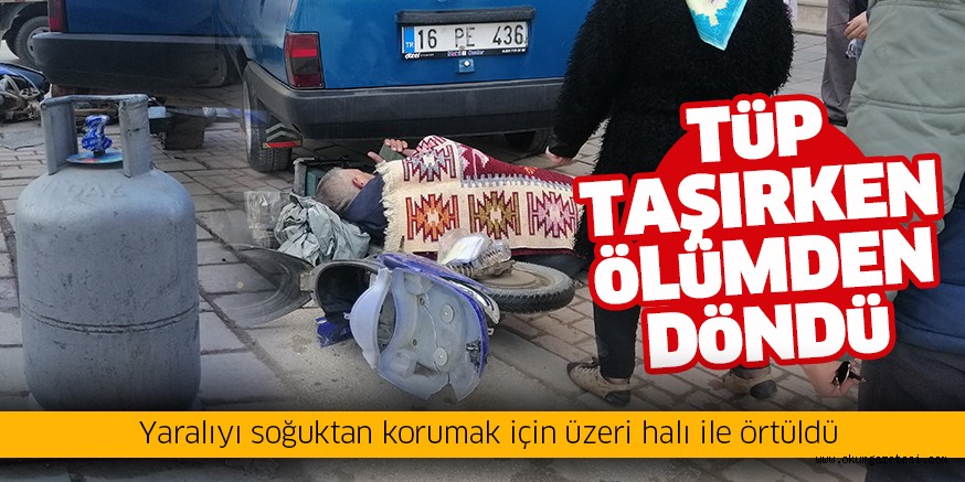 Otomobil ile çarpışan şarjlı motosikletin sürücüsü yaralandı