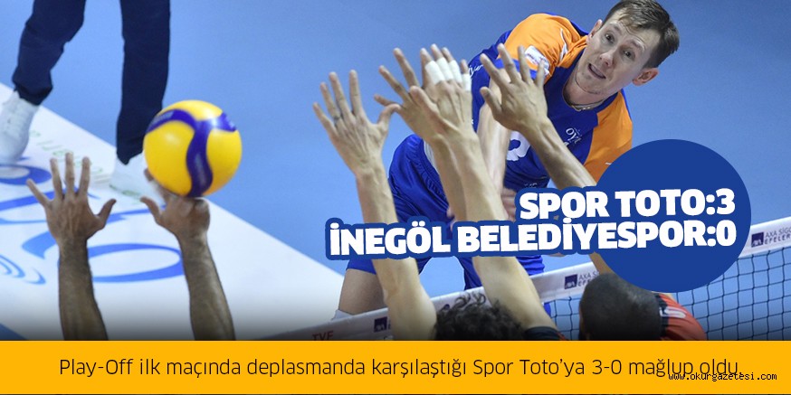SPOR TOTO:3 İNEGÖL BELEDİYESPOR:0