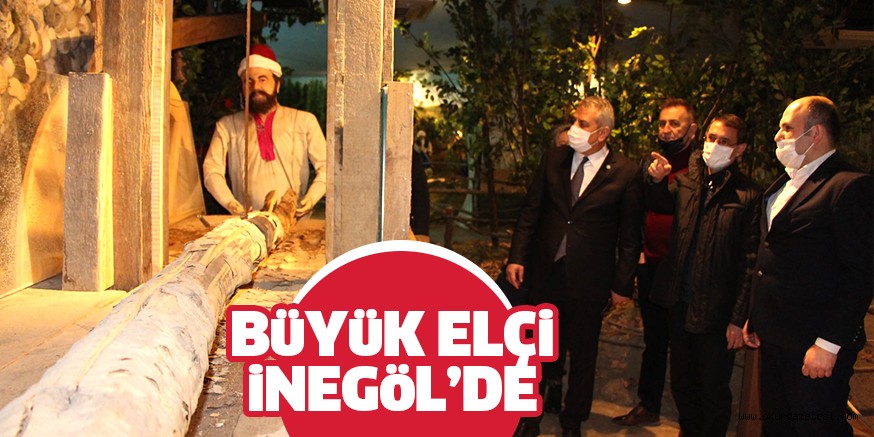 Türkmanistanlı büyükelçi İnegöl’de