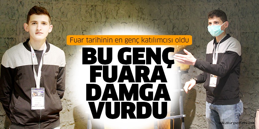 19 Yaşındaki mobilyacının ürünleri, İnegöl Uluslararası mobilya fuarında dikkat çekti