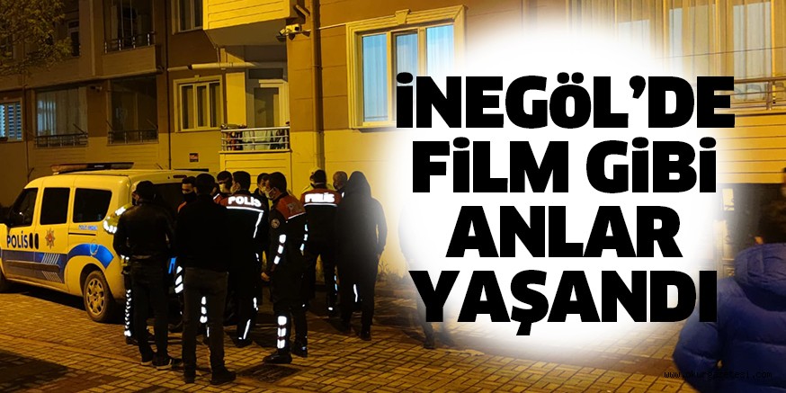 İnegöl’de film gibi kovalamaca