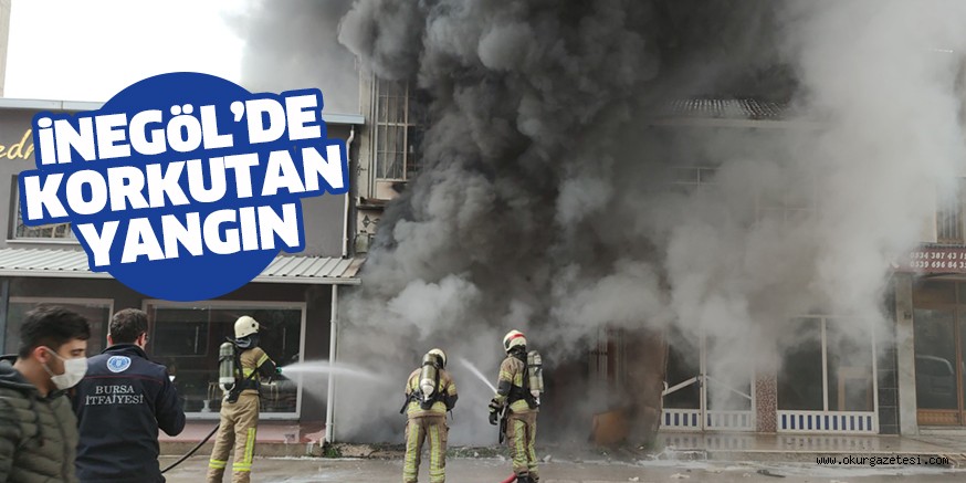 İnegöl’de Korkutan Yangın