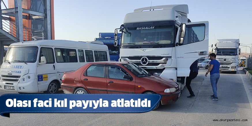 Olası facia kıl payıyla atlatıldı