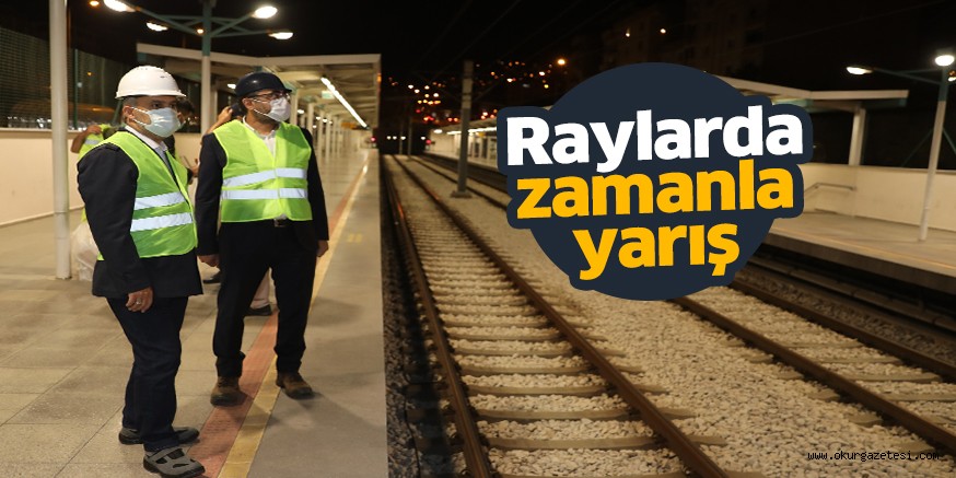 Raylarda zamanla yarış