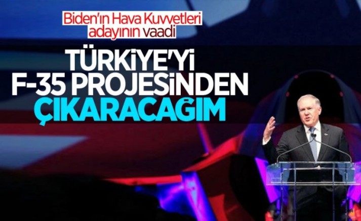 Frank Kendall: Türkiye’yi F35 projesinden çıkaracağım