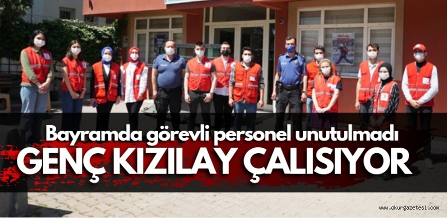 Genç Kızılay, bayramda da mesaide