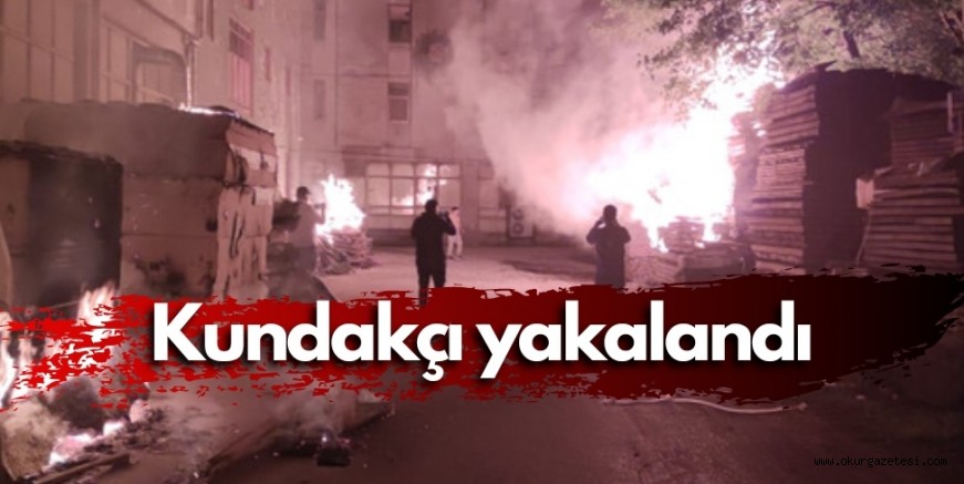 İnegöl’de 3 ayrı noktayı ateşe veren şahıs yakalandı