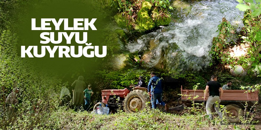 İnegöl’de ‘Leylek Suyu’ kuyruğu