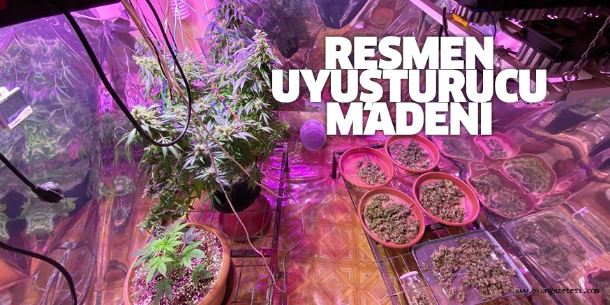 İnegöl’de uyuşturucu madeni