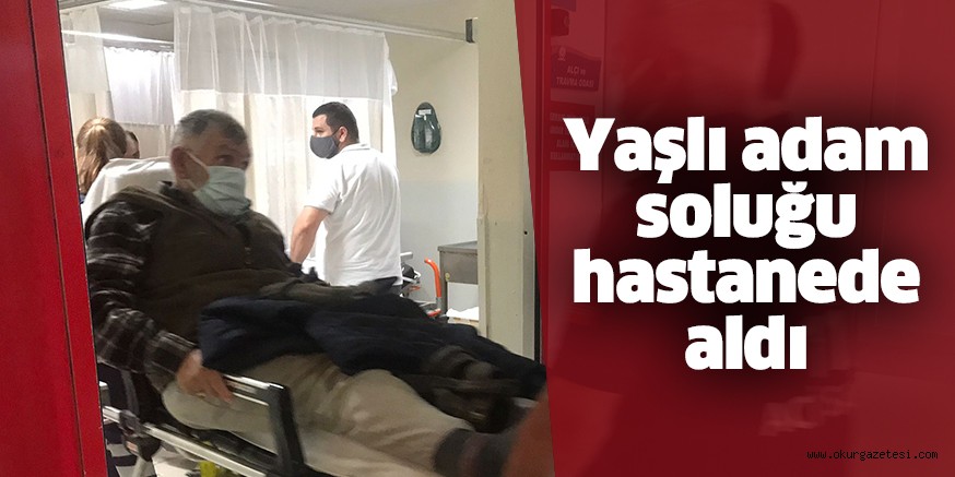 Römorkun çarptığı yaşlı adam yaralandı