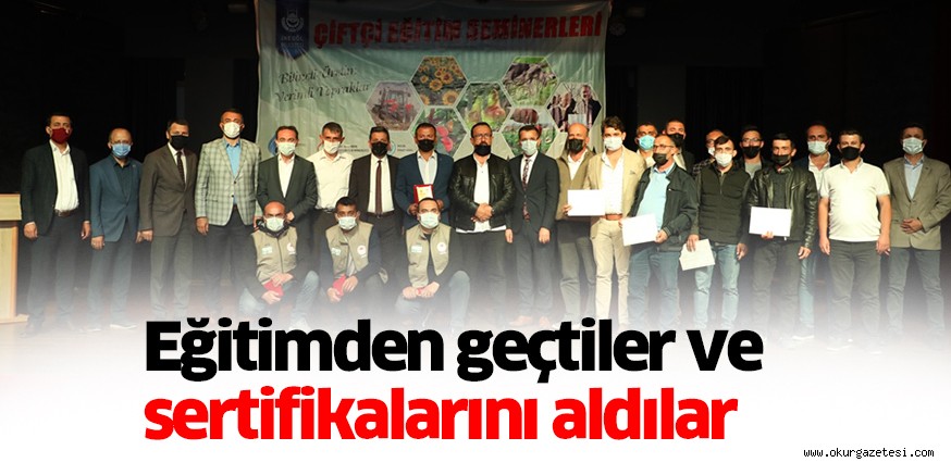 25 Kursiyer sürü yönetimi sertifikasını aldı